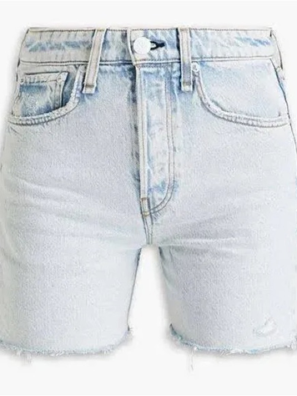 rag & bone Maya light blue midi shorts, size 24